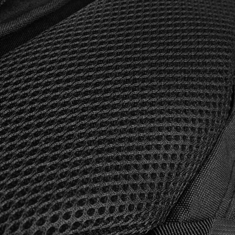 Ghiozdan/rucsac turistic, Trizand, 5 compartimente, poliester 900D, negru, 25L, 30x22x50 cm