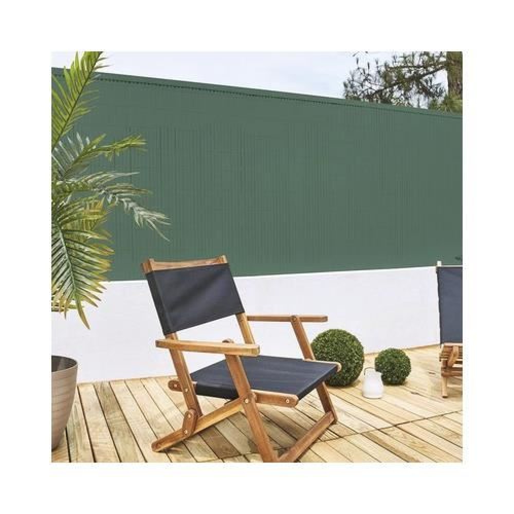 Paravan pentru balcon, terasa, gard PVC, verde, 1300 g/m2, UV, 3x2 m
