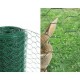 Gard plasa rabitz, pvc, verde, 13 mm, 0.9 mm, inaltime 0.5 m