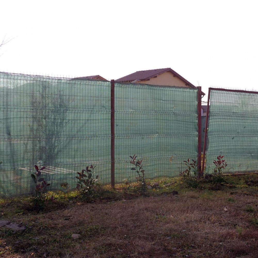 Plasa de umbrire, HDPE, 150 g/mp, grad de umbrire 85%, verde, 10x2 m