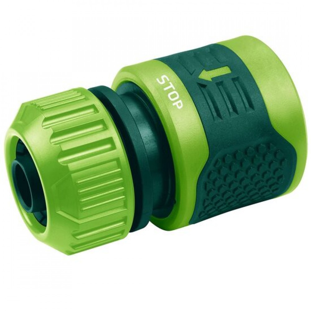 Cupla rapida, cu stop, bimaterial, 1/2" - 5/8", Verto