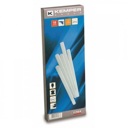 Baton siliconÃÂ pentru pistolÃÂ lipit,ÃÂ set 12 buc, 12x100 mm, Kemper