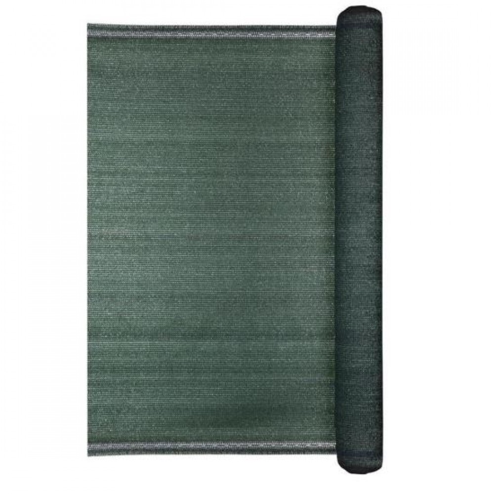 Plasa de umbrire, HDPE, 150 g/mp, grad de umbrire 85%, verde, 50x2 m Plasa de umbrire, HDPE, 150 g/mp, grad de umbrire 85%, verde, 50x2 m