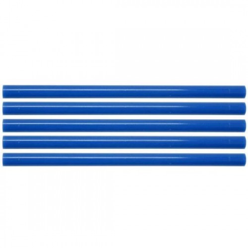 Baton silicon pentru pistol lipit, albastru, 24 buc, 7x100 mm