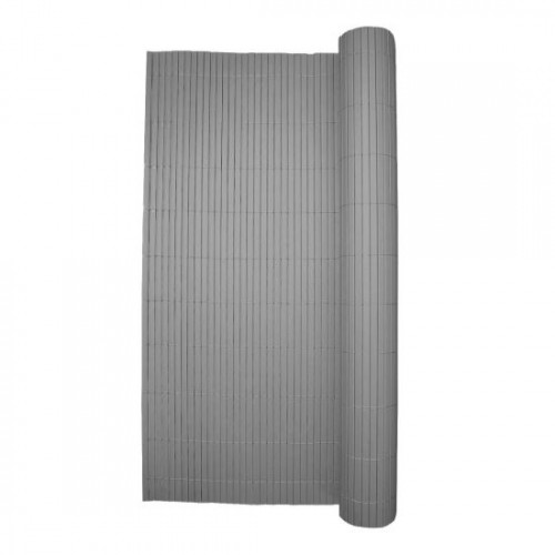 Paravan pentru balcon, terasa, gard PVC, gri, 1300 g/m2, UV, 3x1 m