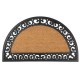 Covoras intrare, semirotund, guma, 75x45 cm, Ornament Covoras intrare, semirotund, guma, 75x45 cm, Ornament