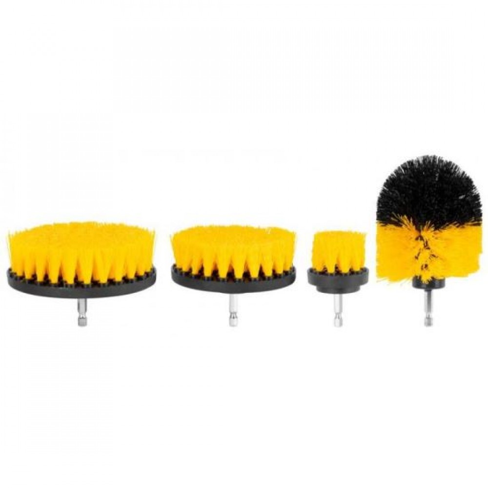 Perii curatat, pentru masina de gaurit, tija hexagonala, set 4 buc, Strend Pro Perii curatat, pentru masina de gaurit, tija hexagonala, set 4 buc, Strend Pro