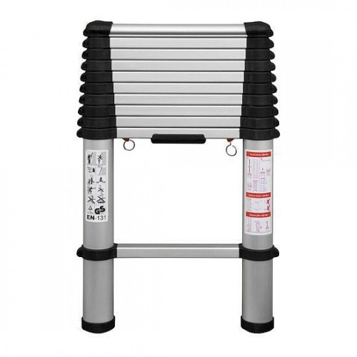 Scara aluminiu, 9 trepte, telescopica, max 150 kg, 0.67-2.63 m