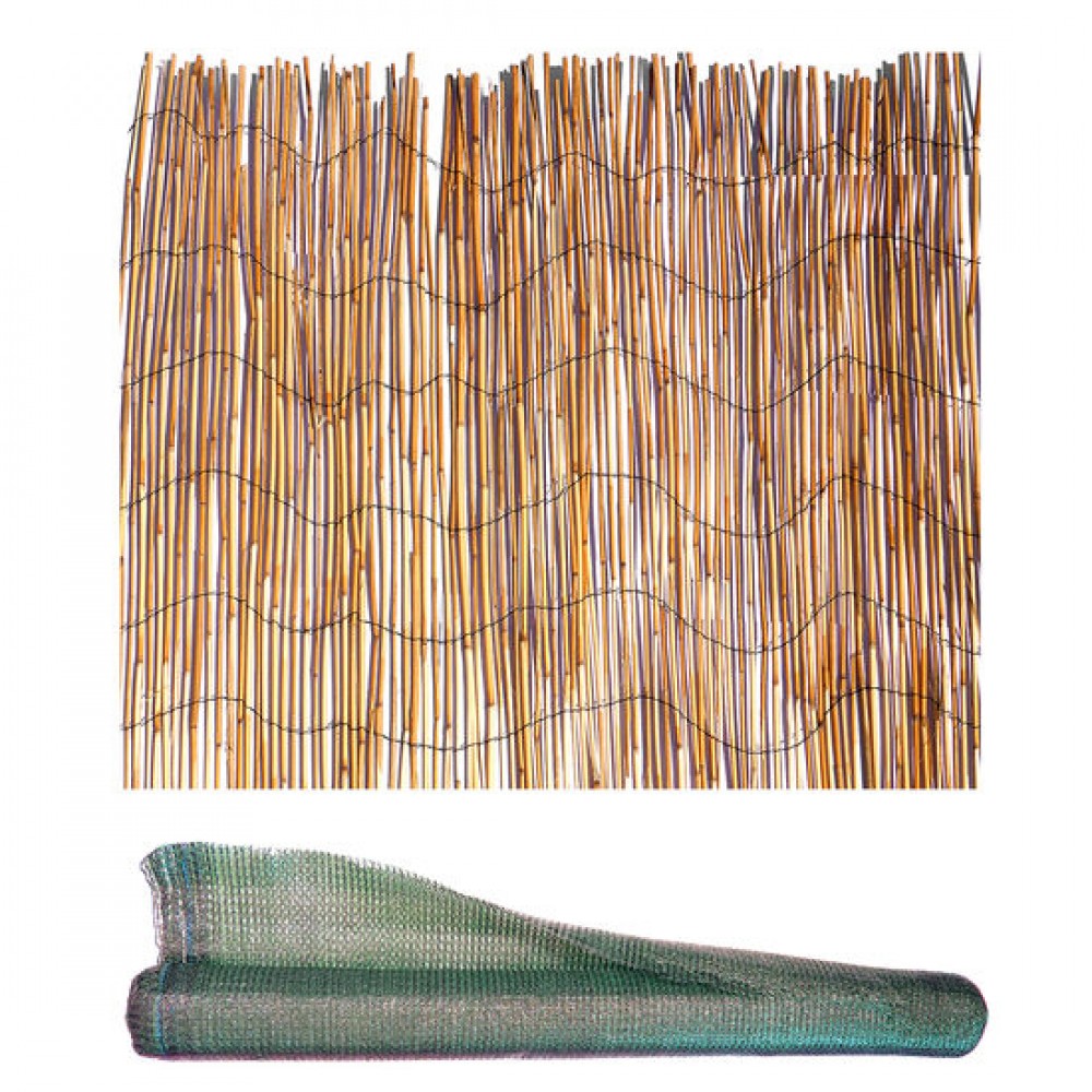 Set 2 trestii, 1.5x5 m + Plasa umbrire 90 g/mp, 10x1.5 m Set 2 trestii, 1.5x5 m + Plasa umbrire 90 g/mp, 10x1.5 m