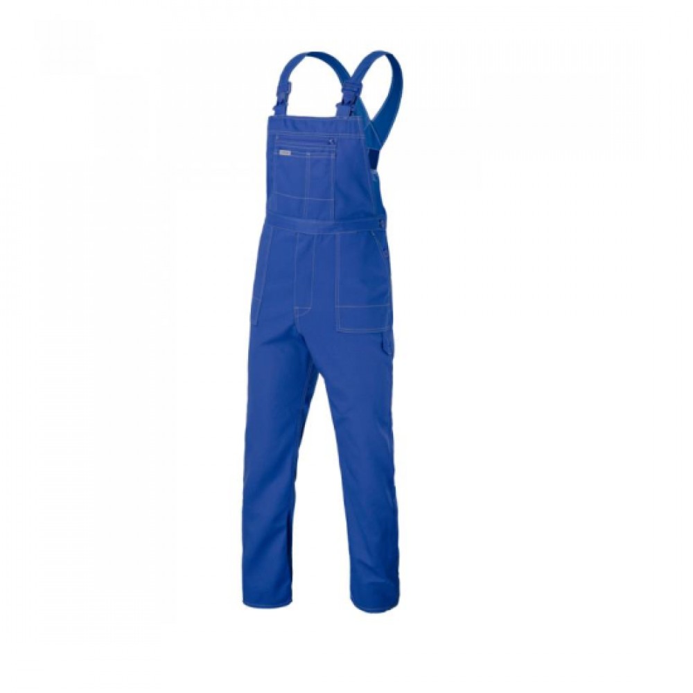 Pantaloni de lucru cu pieptar, salopeta, albastru, model Confort, 176 cm, marimea L Pantaloni de lucru cu pieptar, salopeta, albastru, model Confort, 176 cm, marimea L