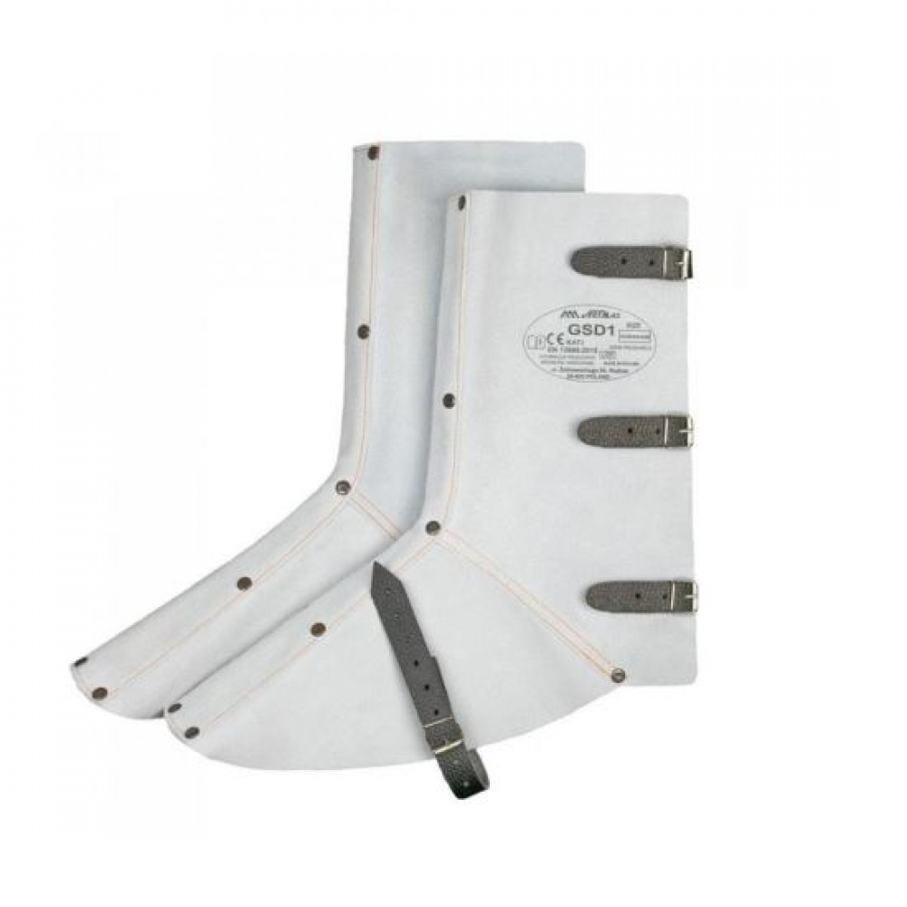 Ghete protectie, piele, culoare naturala, marime universala Ghete protectie, piele, culoare naturala, marime universala