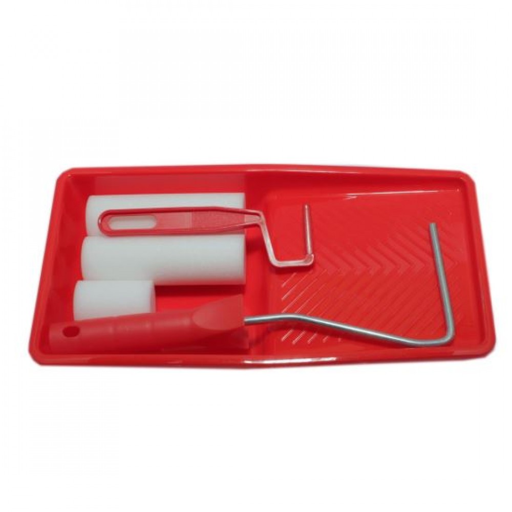 Rola cu tava, set 3 role rezistente la diluanti, 15x32 cm Rola cu tava, set 3 role rezistente la diluanti, 15x32 cm