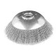 Perie sarma, circulara, pentru motocoasa/trimmer, otel, 150x25.4 mm, Graphite Perie sarma, circulara, pentru motocoasa/trimmer, otel, 150x25.4 mm, Graphite
