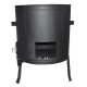 Soba pentru ceaun/tuci, 56 cm, vas 85 L, Perfect Home Soba pentru ceaun/tuci, 56 cm, vas 85 L, Perfect Home