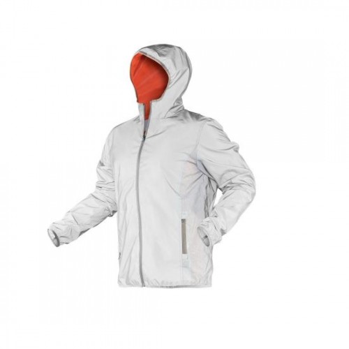 Geaca de lucru, reflectorizanta, alba, model REFLECTIVE,ÃÂ marimea XXL/56, NEO