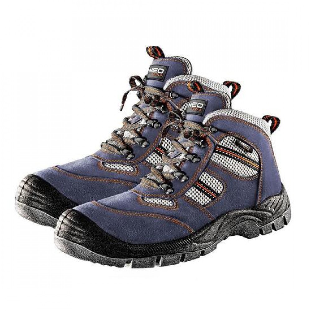 Bocanci de lucru, S1P, SRA, piele caprioara, marimea 42, NEO Bocanci de lucru, S1P, SRA, piele caprioara, marimea 42, NEO