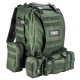 Ghiozdan/rucsac turistic, 4 in 1, model Survival, verde inchis, NEO Ghiozdan/rucsac turistic, 4 in 1, model Survival, verde inchis, NEO