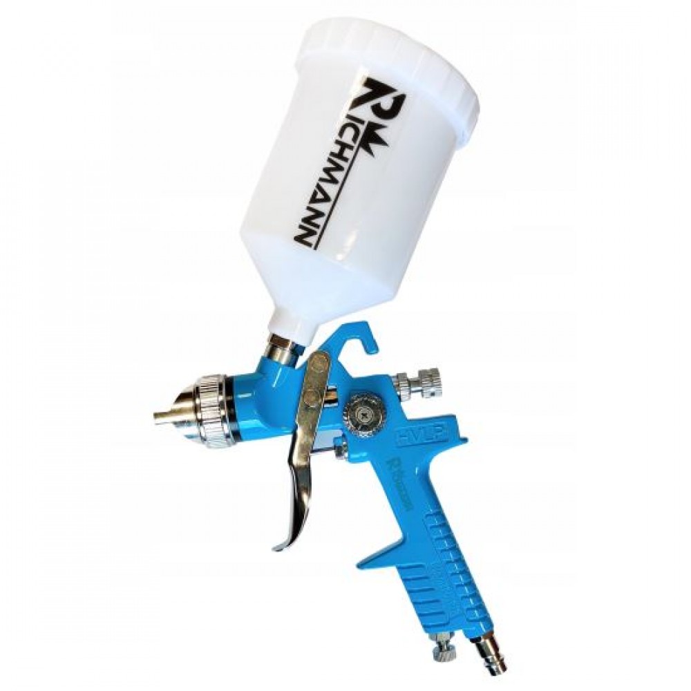 Pistol de vopsit, vas superior, plastic, HVLP, 1/4", 4 bar, 0.6 L, 1.4 mm, Richmann Pistol de vopsit, vas superior, plastic, HVLP, 1/4", 4 bar, 0.6 L, 1.4 mm, Richmann
