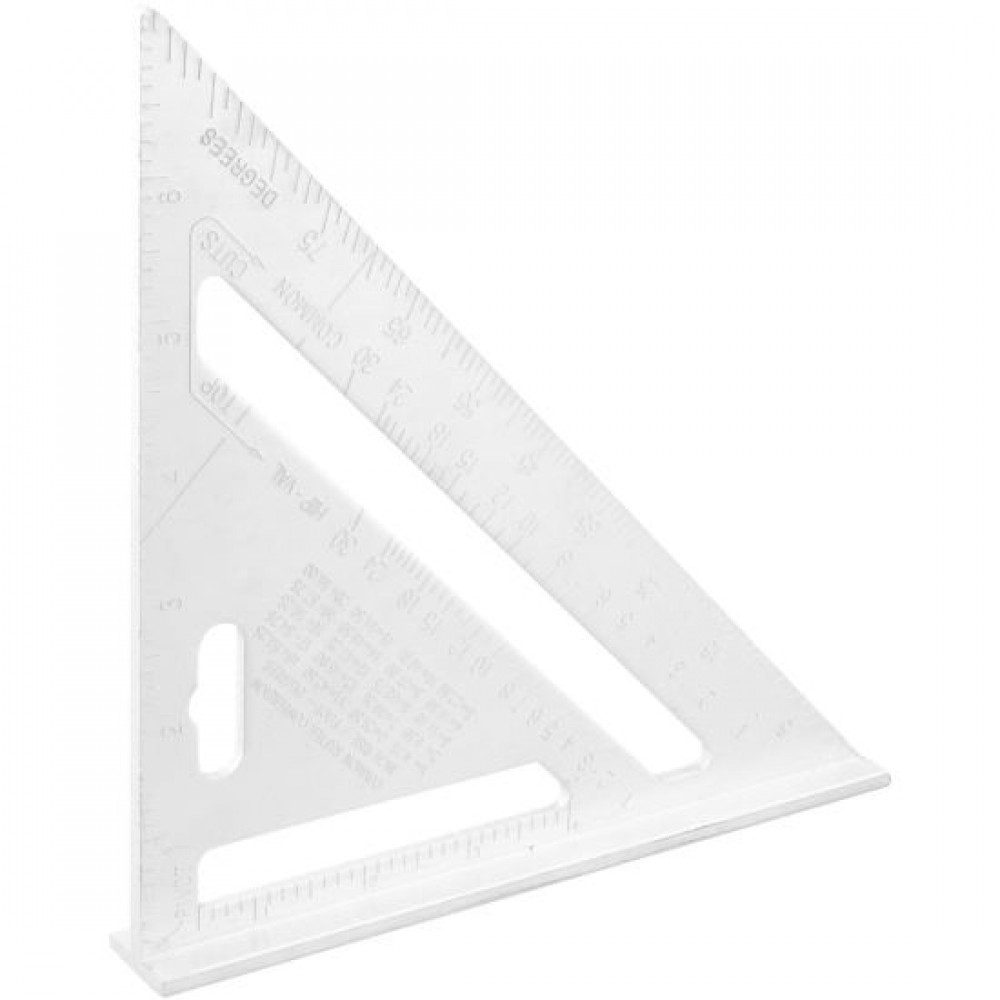 Echer tamplar/dulgher, aluminiu, triunghiular, cu picior, 180x4 mm, Richmann Echer tamplar/dulgher, aluminiu, triunghiular, cu picior, 180x4 mm, Richmann