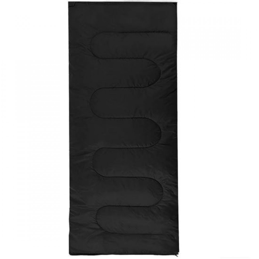 Sac de dormit, turistic, 2 in 1, negru si albastru, 190x73 cm, Springos
