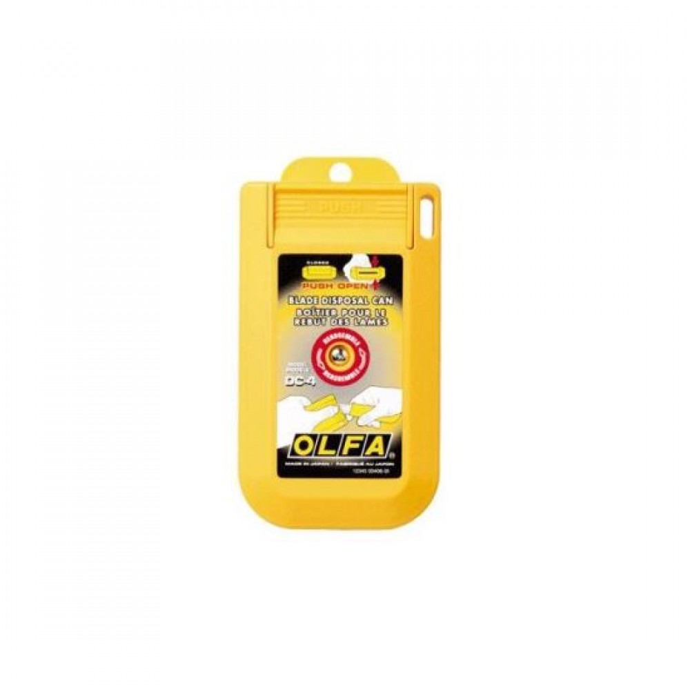 Cutie pentru ruperea lamelor uzate si depozitarea lor, OLFA