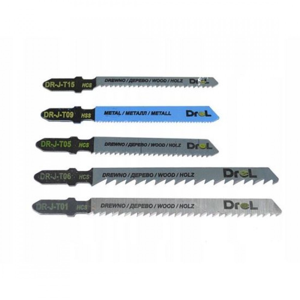 Panza, lama, fierastrau pendular, pentru lemn, metal, prindere tip T, set 5 buc, 100 mm, Drel Panza, lama, fierastrau pendular, pentru lemn, metal, prindere tip T, set 5 buc, 100 mm, Drel