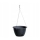 Ghiveci decorativ cu lant, rotund, antracit, 24.3x16 cm, Ratolla Round WSÃÂ Ghiveci decorativ cu lant, rotund, antracit, 24.3x16 cm, Ratolla Round WSÃÂ