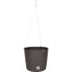 Ghiveci decorativ cu lant, rotund, maro, 25.6x21.9 cm, Rato Round WS Ghiveci decorativ cu lant, rotund, maro, 25.6x21.9 cm, Rato Round WS