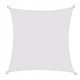 Copertina parasolar, patrata, inele metalice, gri deschis, 3x3 m, Springos 