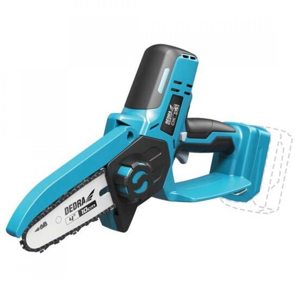 Drujba electrica pentru crengi, 18V Li-ion (acumulator neinclus),ÃÂ 10ÃÂ cm, SAS+ALL, Dedra