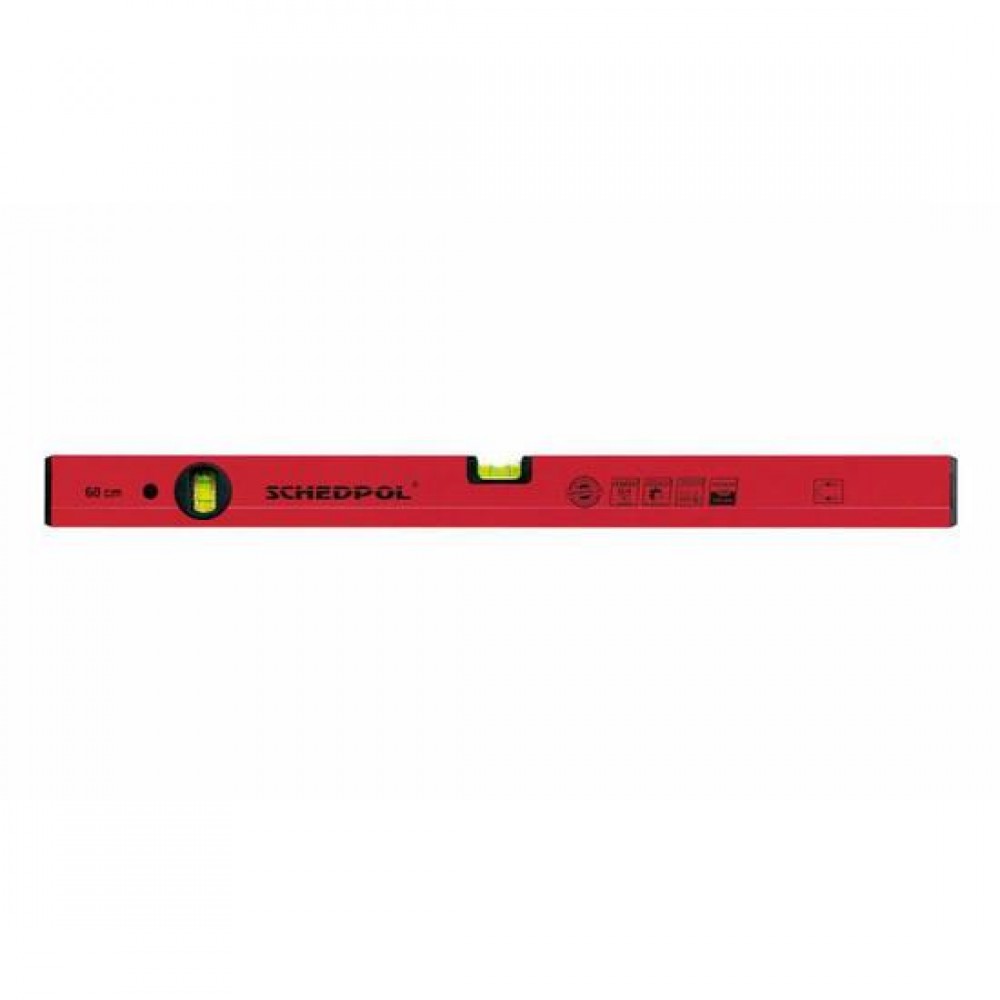 Nivela (boloboc), Schedpol, aluminiu, cu magnet, 2 bule, 40 cm