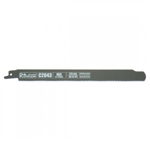 Panza, lama, fierastrau tip sabie, pentru lemn, HSS-Cobalt, 10/14 TPI, set 5 buc, 225 mm, Richmann