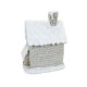 Decoratiune iarna, ceramica, casa cu ferestre luminate, alb si bej, LED, 3xAAA, 25x18x36 cm Decoratiune iarna, ceramica, casa cu ferestre luminate, alb si bej, LED, 3xAAA, 25x18x36 cm