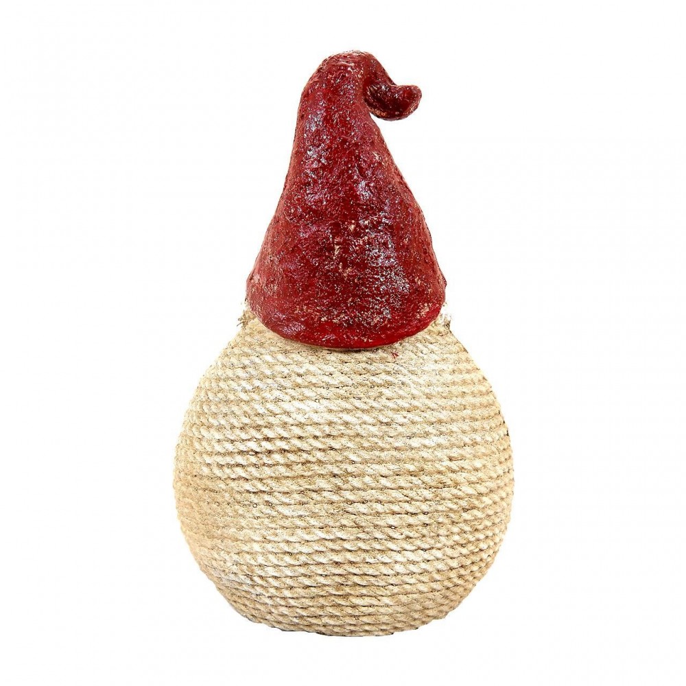 Decoratiune Craciun, ceramica, Mos Craciun cu caciulita rosie, 26x19x42.5 cm Decoratiune Craciun, ceramica, Mos Craciun cu caciulita rosie, 26x19x42.5 cm