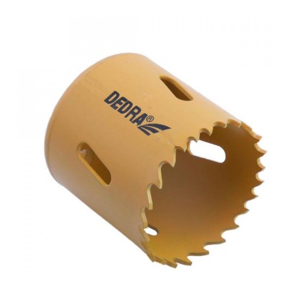 Carota Bimetal pentru gaurit otel, aluminiu, plastic, lemn, gips carton, 51 mm, Dedra Carota Bimetal pentru gaurit otel, aluminiu, plastic, lemn, gips carton, 51 mm, Dedra