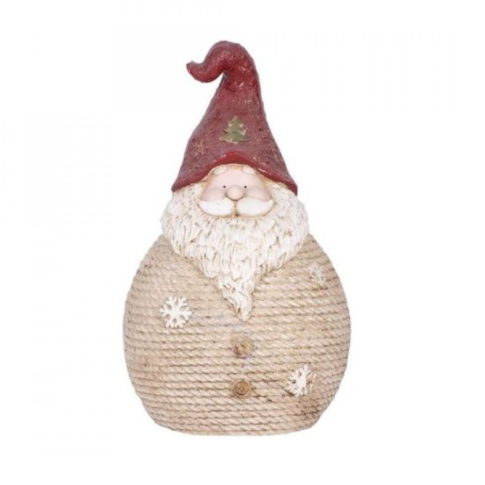 Decoratiune Craciun, ceramica, Mos Craciun cu caciulita rosie, 26x19x42.5 cm Decoratiune Craciun, ceramica, Mos Craciun cu caciulita rosie, 26x19x42.5 cm