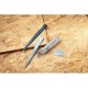 Cutter Stanley cu lama trapezoidala + 2 lame ferastrau