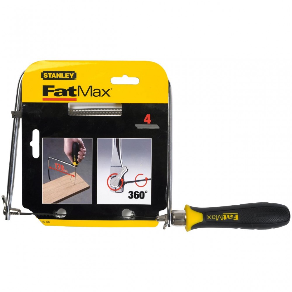 Fierastrau pentru traforaj Stanley Fatmax, 0-15-106, 15 TPI, 160 mm
