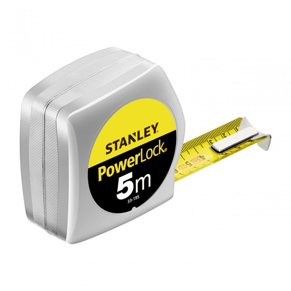 Ruleta Stanley PowerLock Classic, 1-33-195, 5 m x 25 mm Ruleta Stanley PowerLock Classic, 1-33-195, 5 m x 25 mm