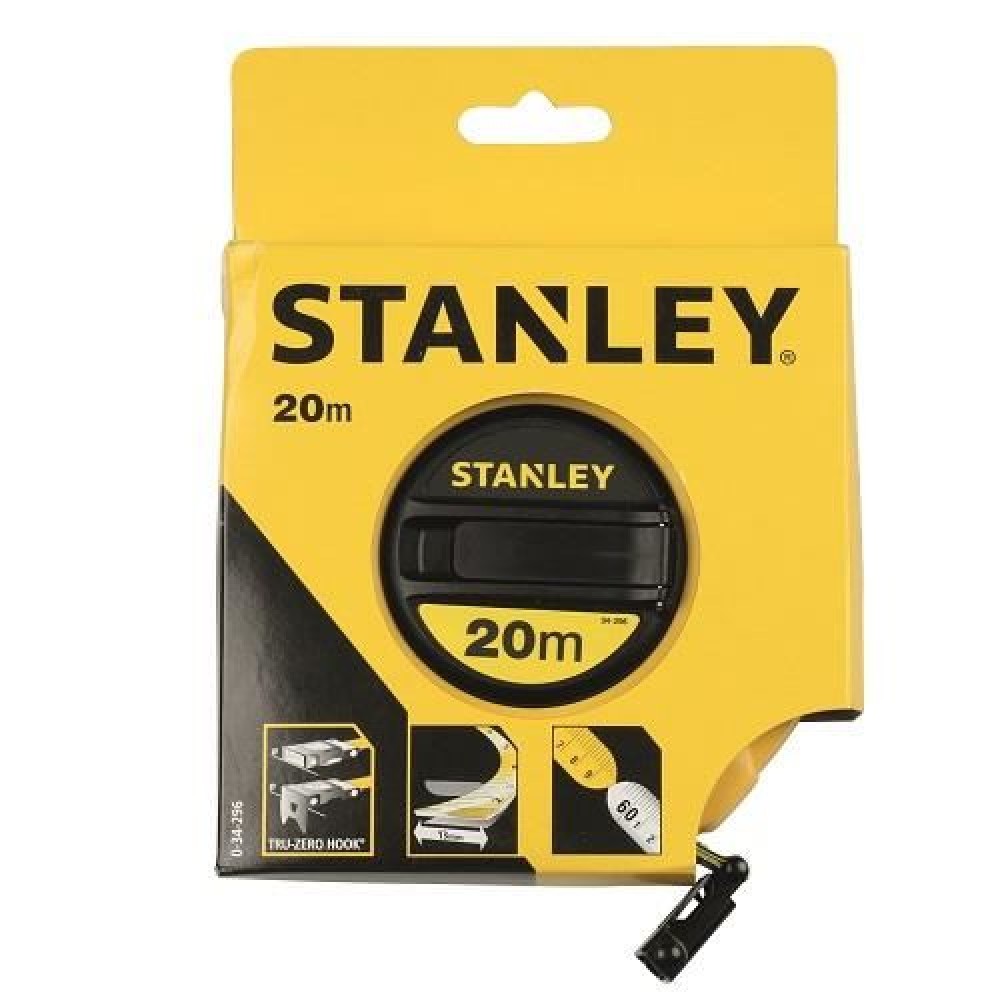 Ruleta Stanley 20 m, carcasa inchisa, banda armata cu fibra de sticla Ruleta Stanley 20 m, carcasa inchisa, banda armata cu fibra de sticla