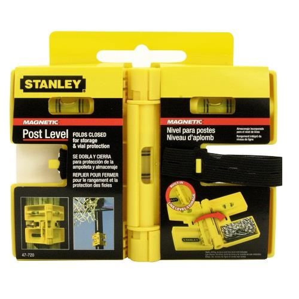 Nivela Stanley pentru stalpi, 3 fiole