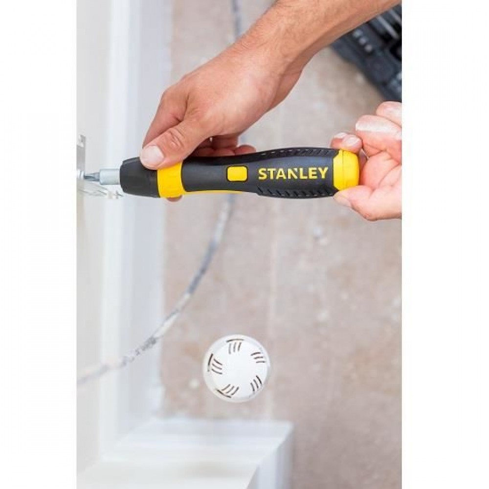 Set Stanley, surubelnita pivotanta cu clichet 1/4'' + 39 piese Set Stanley, surubelnita pivotanta cu clichet 1/4'' + 39 piese