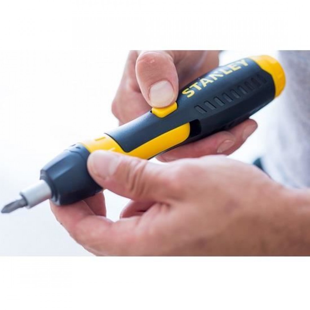 Set Stanley, surubelnita pivotanta cu clichet 1/4'' + 39 piese Set Stanley, surubelnita pivotanta cu clichet 1/4'' + 39 piese