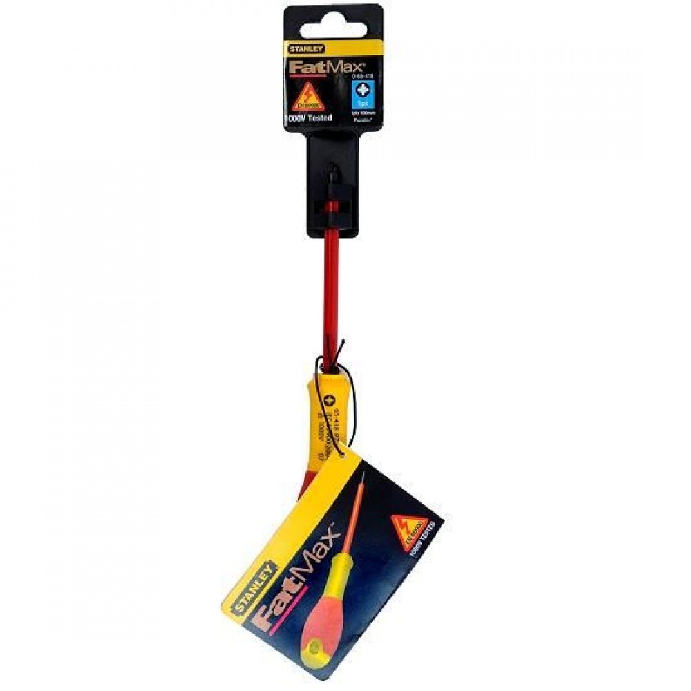 Surubelnita Stanley FatMax, PZ1 x 100 mm, izolata 1000 V Surubelnita Stanley FatMax, PZ1 x 100 mm, izolata 1000 V