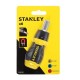 Surubelnita magnetica Stanley cu clichet + 6 varfuri