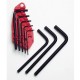 Set 8 chei imbus Stanley, tip "L", metric 1.5-6 mm