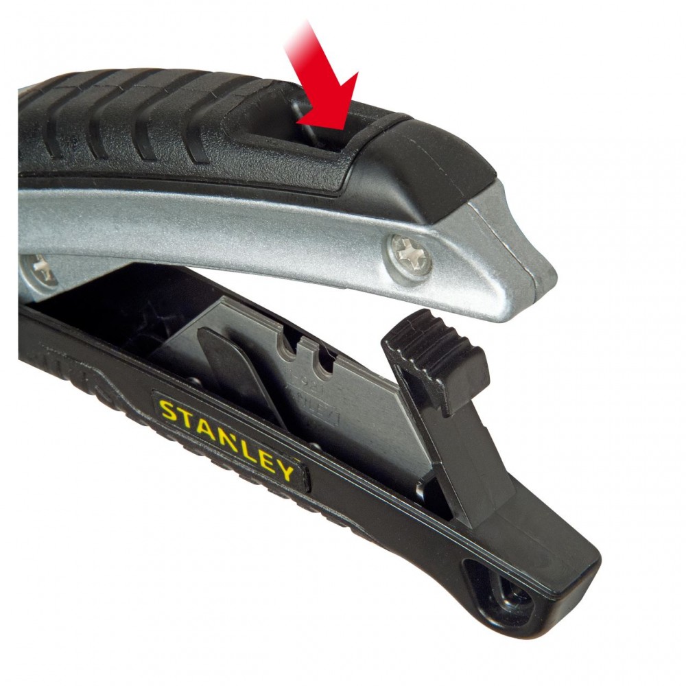 Cutter Stanley cu lama retractabila,180 mm, 3 lame incluse
