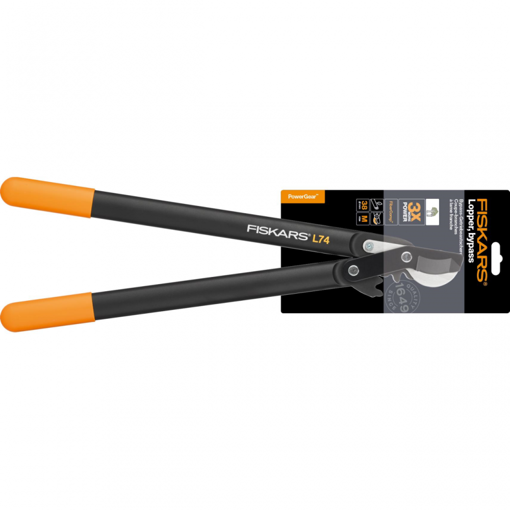 Foarfeca pas cu pas pentru ramuri groase Fiskars PowerGear  L74, M