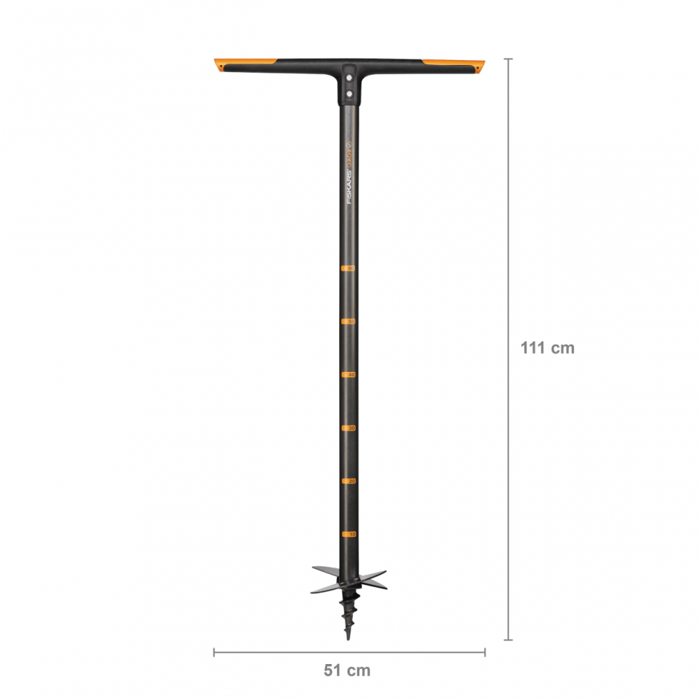 Burghiu de pamant Fiskars QuikDrill M, Ø 150 mm, 1110 mm, 2150 g