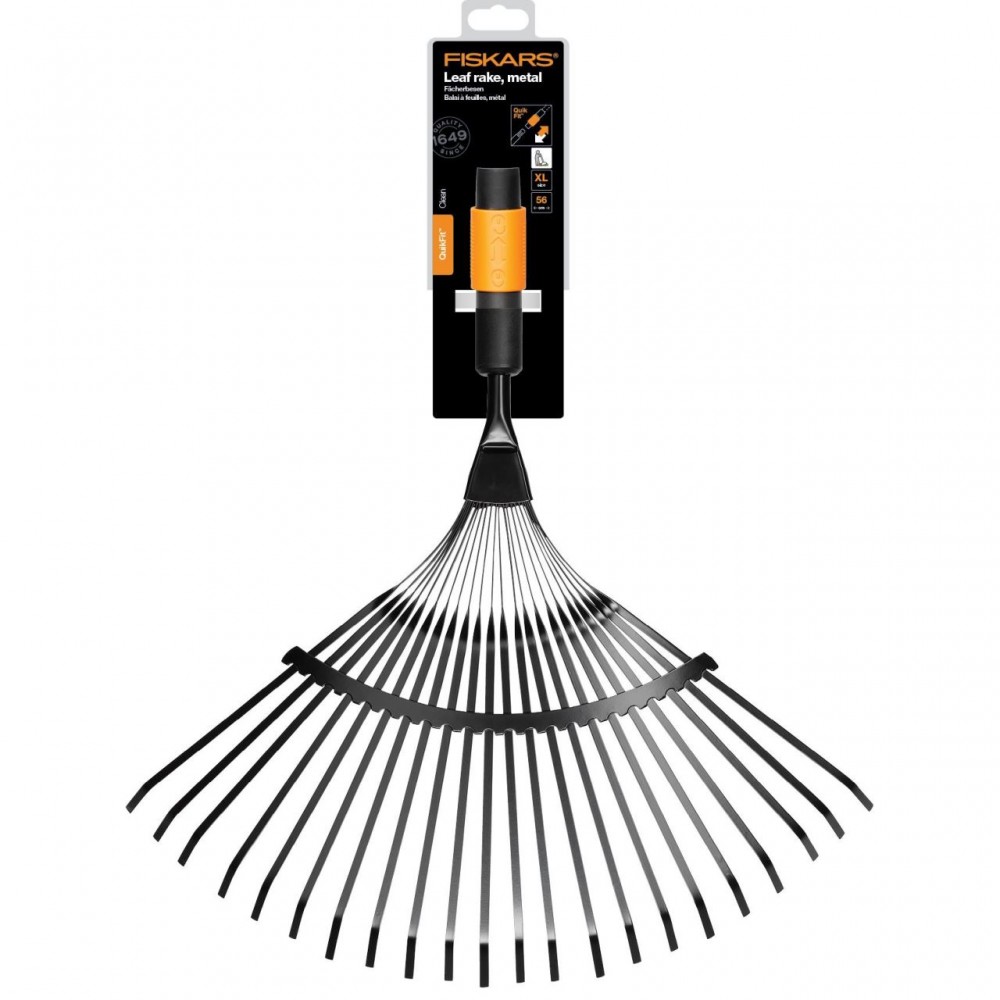 Grebla pentru frunze Fiskars QuikFit (20 Dinti), 580 mm, 500 g Grebla pentru frunze Fiskars QuikFit (20 Dinti), 580 mm, 500 g